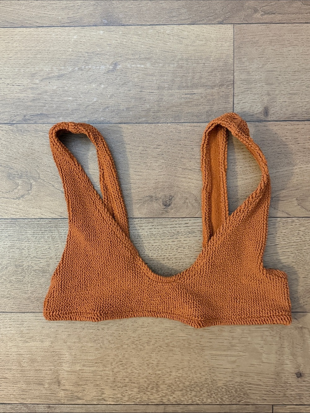 Youswim One Size Fits Most Bikini Top Burnt Orange / Brown Sexy Beach Stretchy